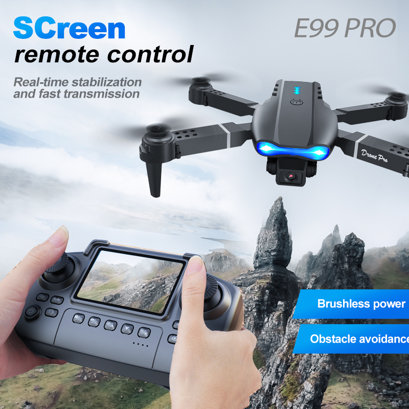 Drone Rc E99 Pro - ZNLYRION RC Drone 4K Dual Camera