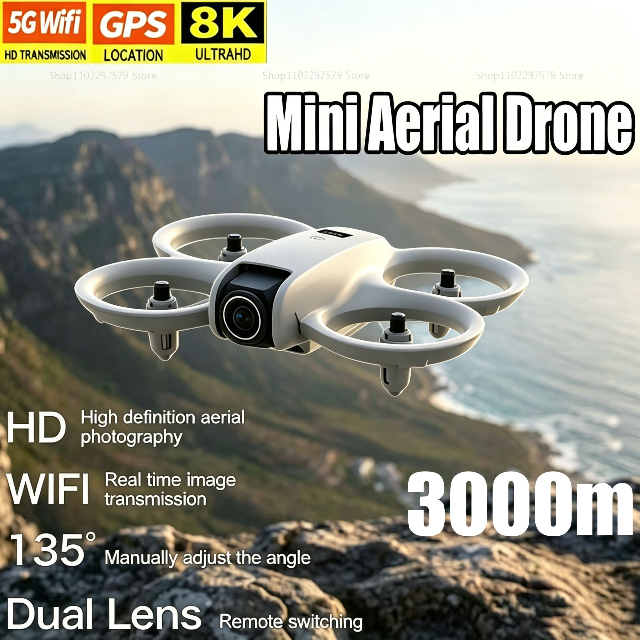Drone Pro Rc Ufo - Mini Drone with 8K HD Camera