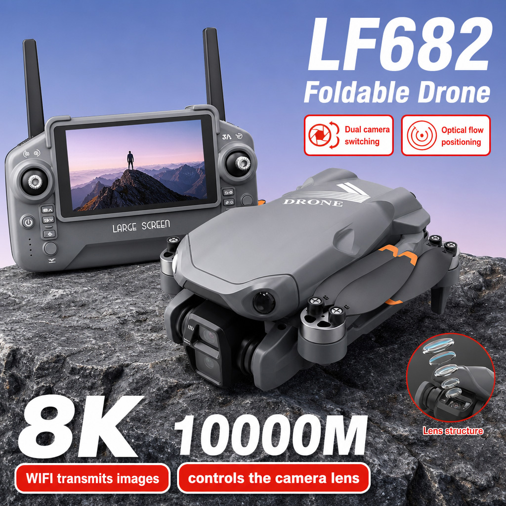 Rc Drone Uav - Aerial Photo LF682 Drone 8K HD