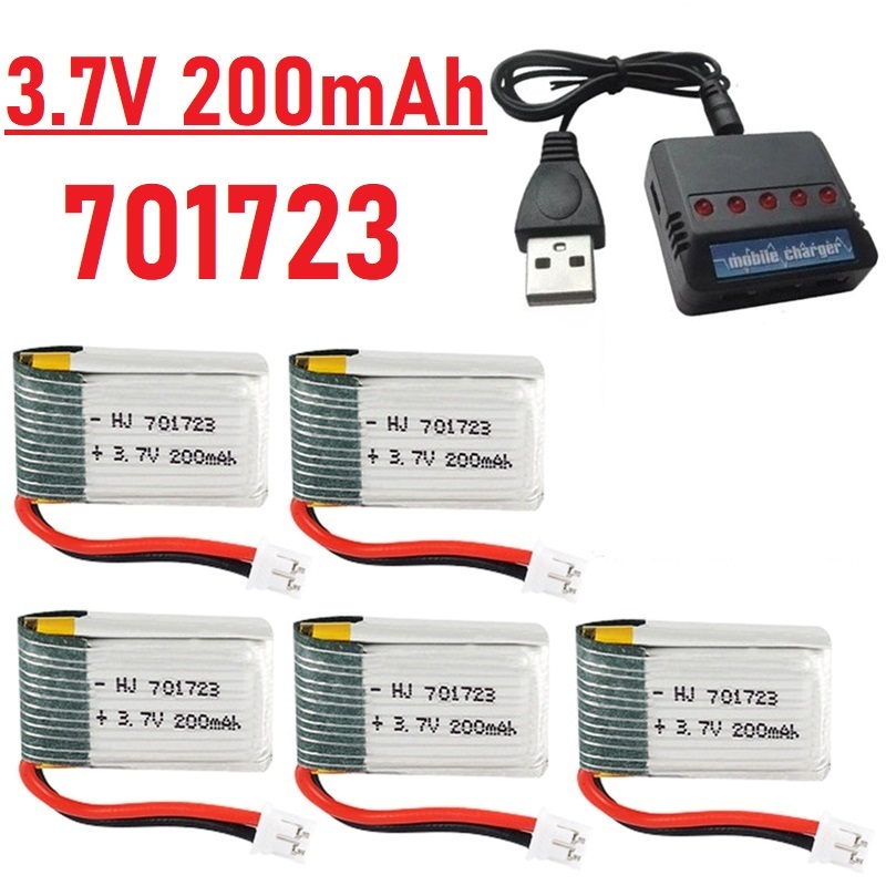 Lipo Battery Charger - Upgrade 3.7V 200mAh Battery With Charger