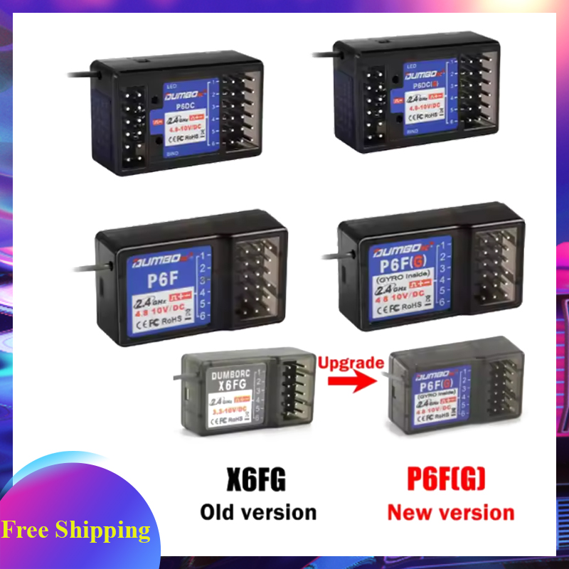 Telemetry Module Rc - DUMBORC P6F/P6FG/P6DC/P6DCG 2.4G 6CH Radio Control