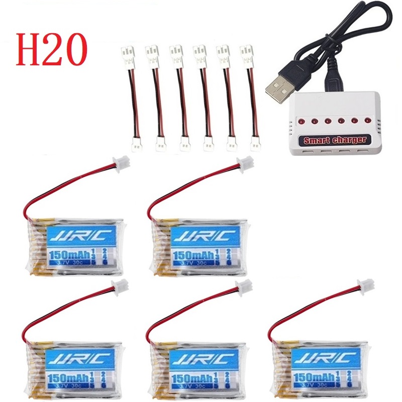 Original JJRC H20 Battery 3.7V - Lipo Battery Charger recension och pris
