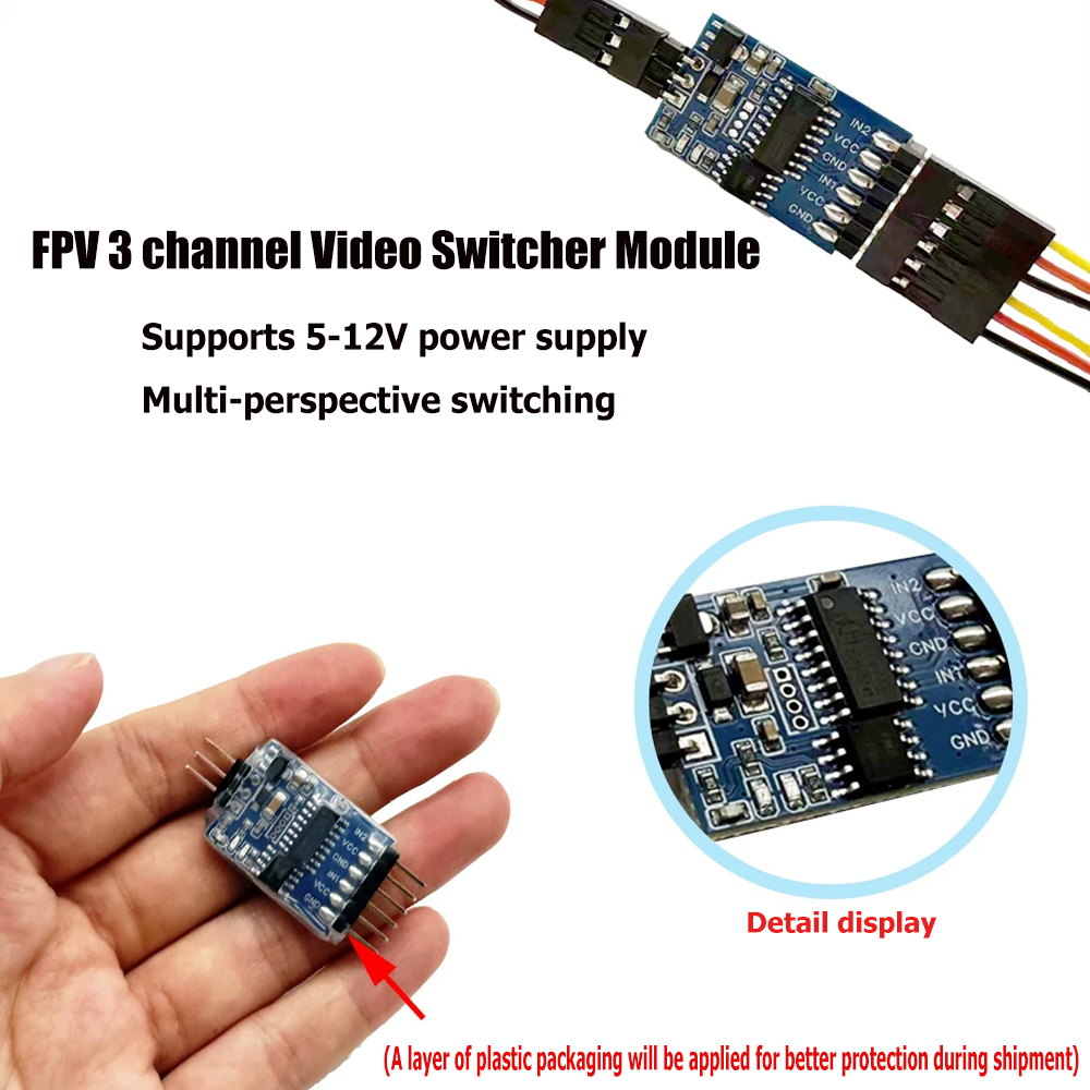 5.8G 3 Channel Video Switcher  - Rc Drone Uav recension och pris