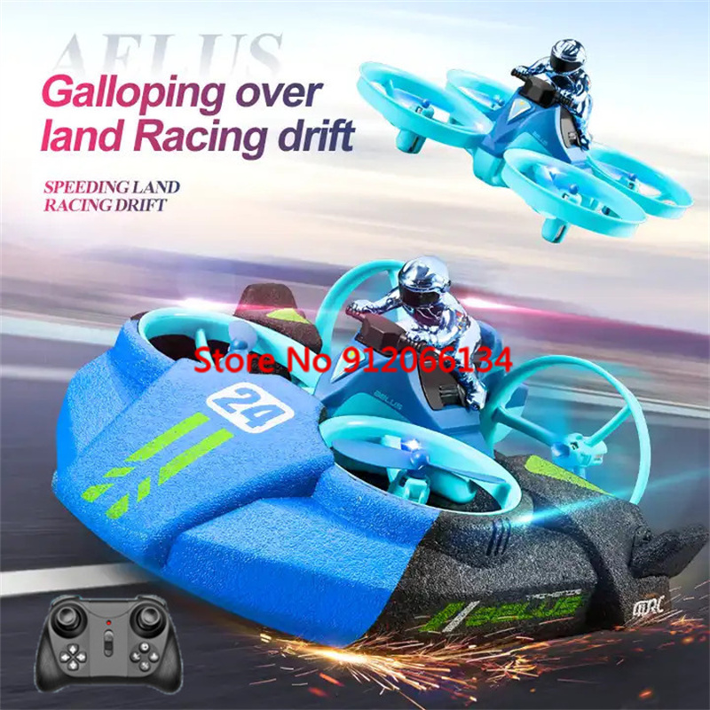 2.4G RC Plane Car Boat 3 In 1  - Drone Rc Game recension och pris