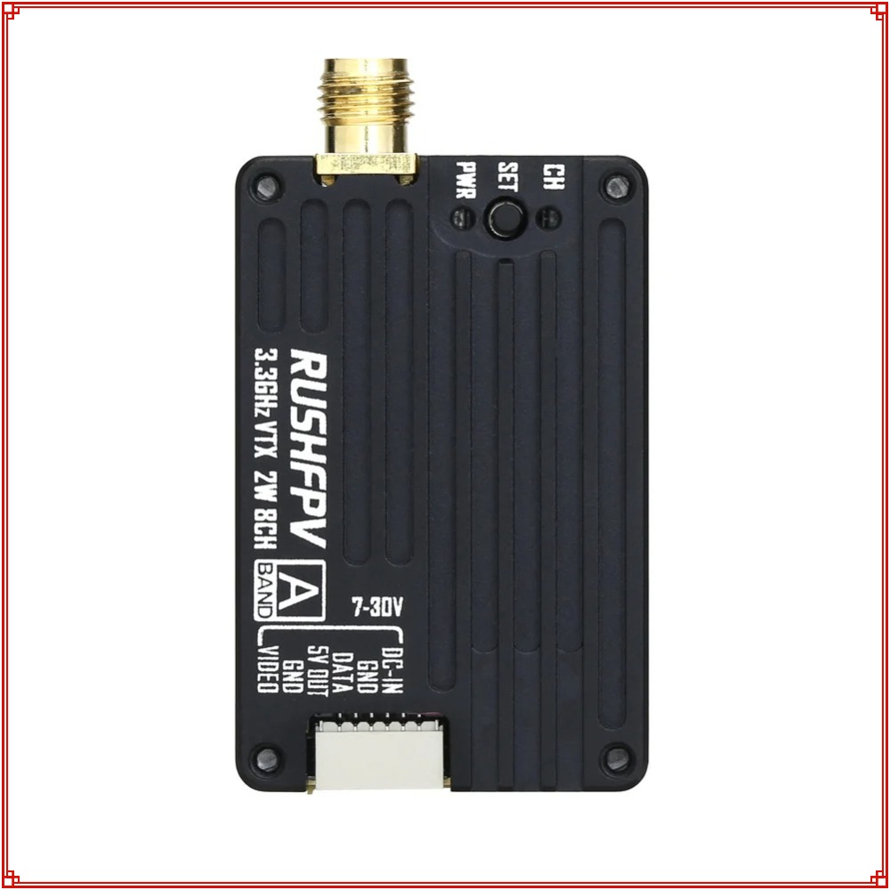 2026 New RUSHFPV 3.3G 2W VTX T - Rc Transmitter recension och pris