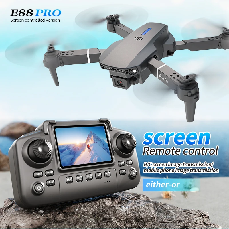 Professional E88 PRO Drone wit - Drone Shahed Rc recension och pris