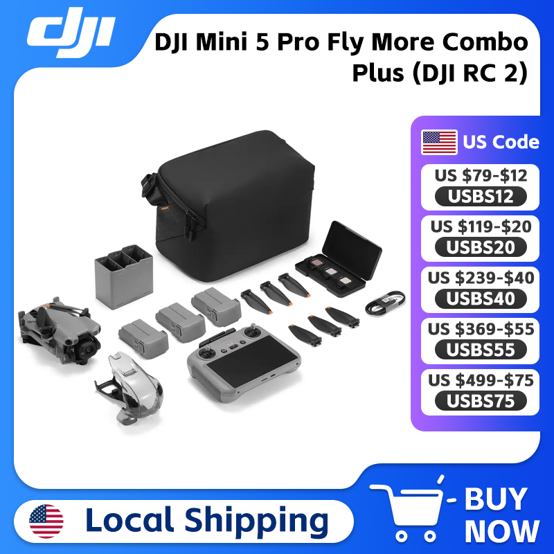 DJI Mini 5 Pro Fly More Combo  - Drone Dji Rc Plus 2 recension och pris
