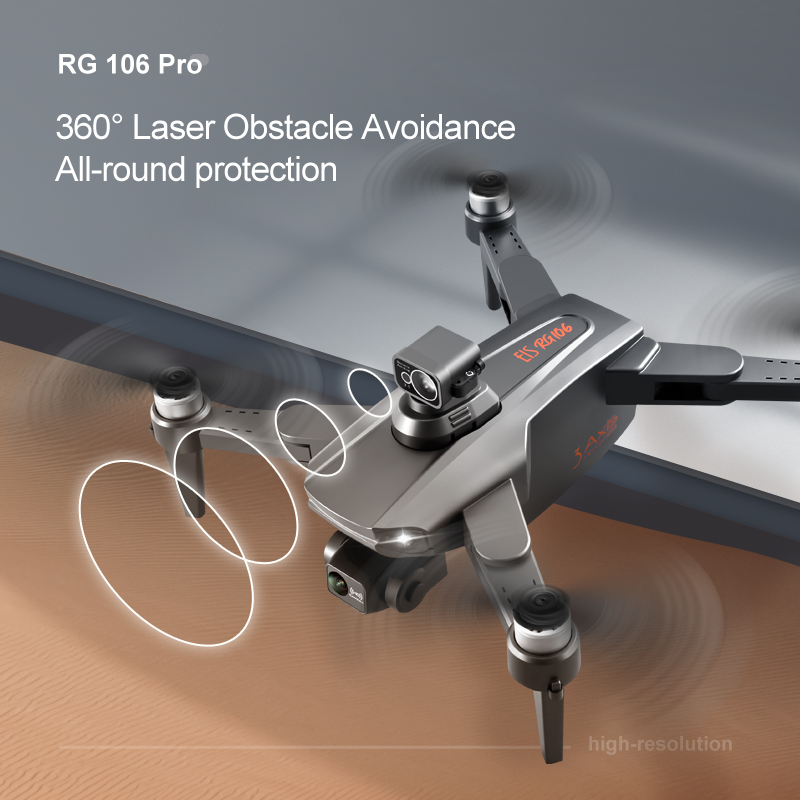 RG106 PRO Drone 8k Dual Camera - Drone Rc Fpv Manual recension och pris