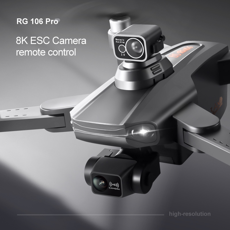 RG106 PRO Drone 8k Dual Camera - Drone Rc Fpv Manual recension och pris