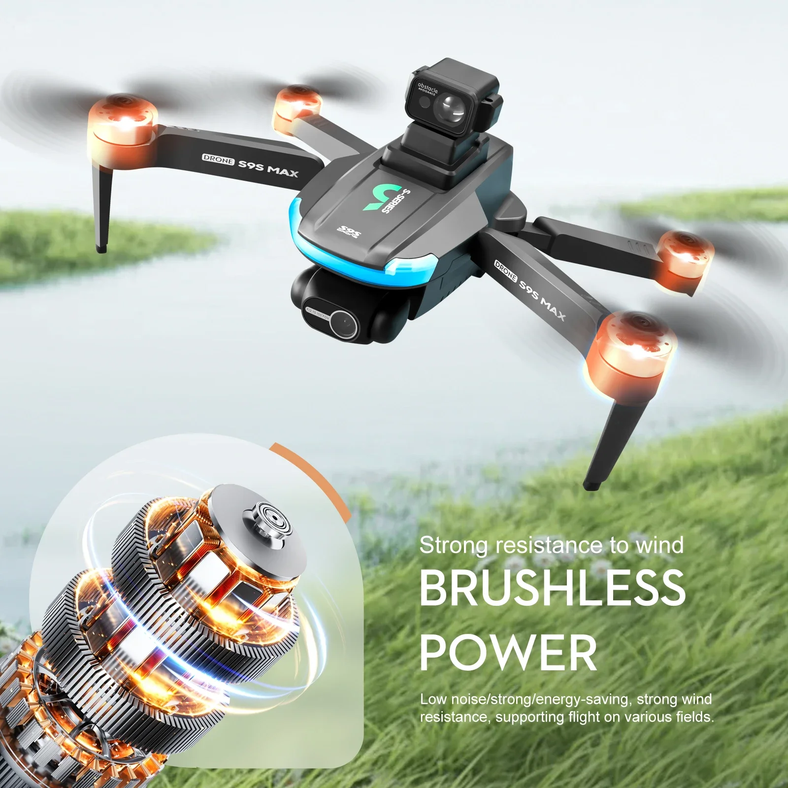 NEW S9S MAX MINI Drone 4K 2-Ax - Rc Drone Uav recension och pris