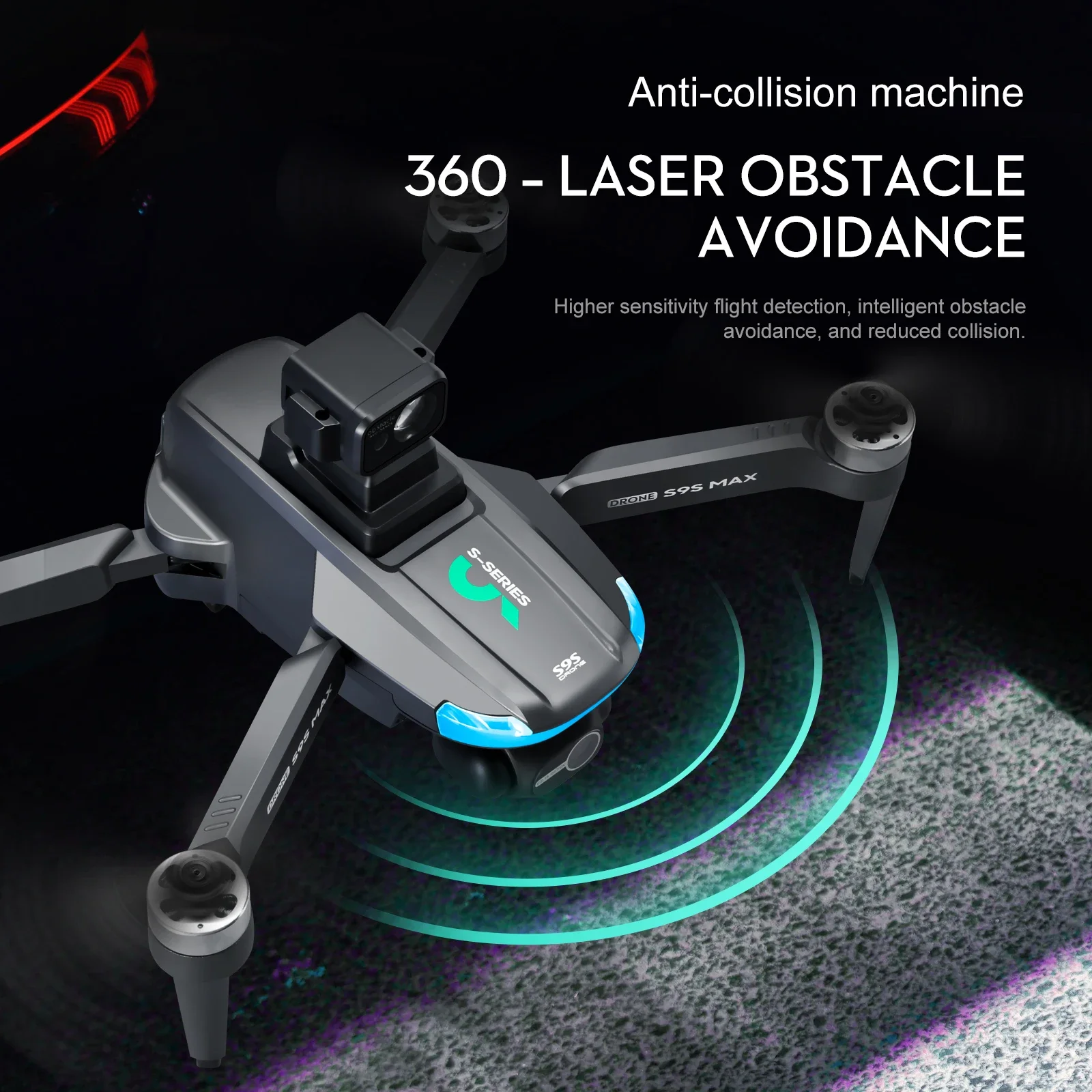 NEW S9S MAX MINI Drone 4K 2-Ax - Rc Drone Uav recension och pris