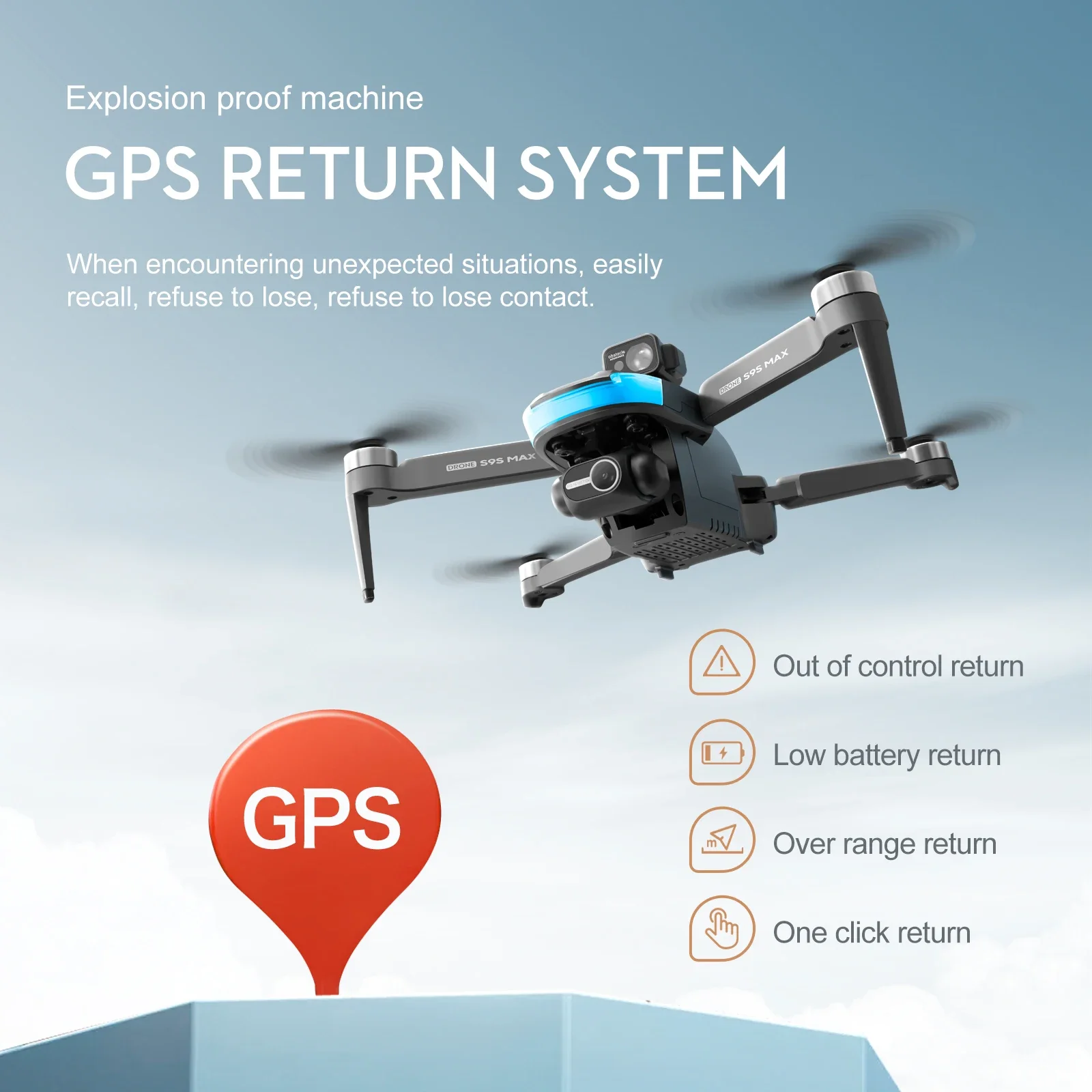 NEW S9S MAX MINI Drone 4K 2-Ax - Rc Drone Uav recension och pris