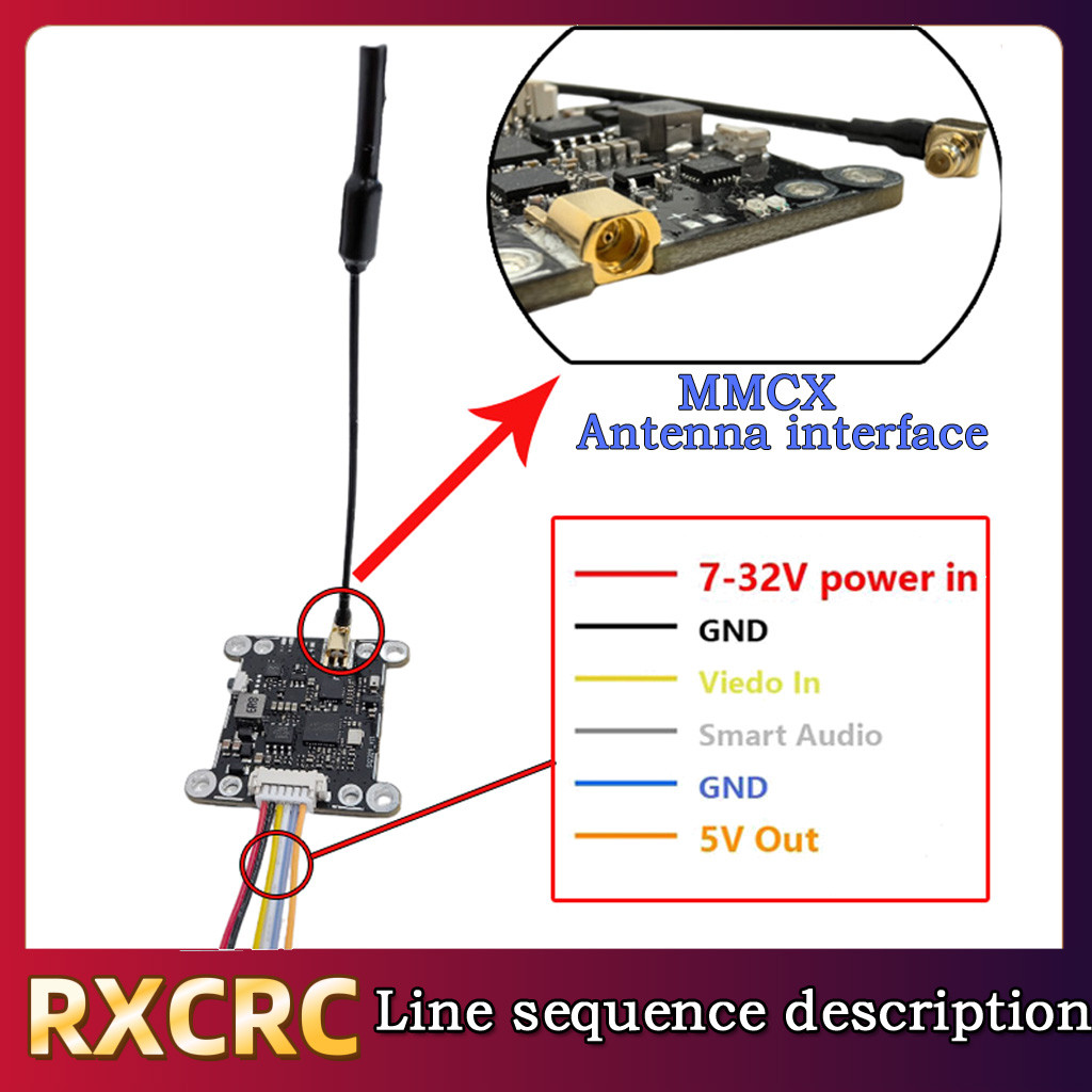 RXCRC 5.8G Module 48CH 1.6W VT - Rc Transmitter recension och pris