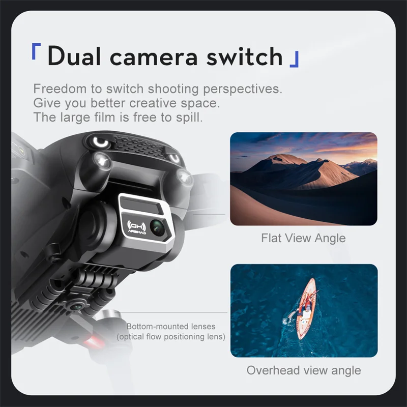 8K Brushless Sport Aerial Remo - Drone Rc Fpv Manual recension och pris