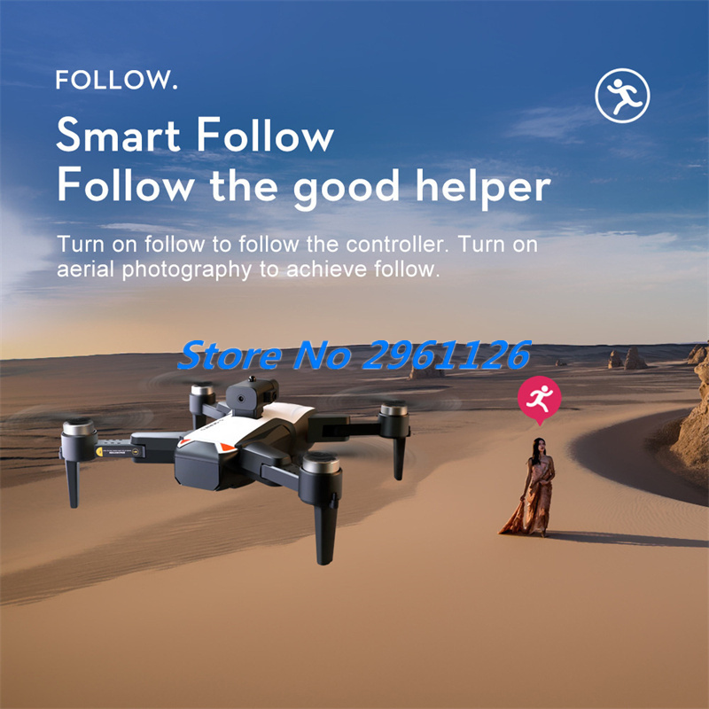 8K Brushless Sport Aerial Remo - Drone Rc Fpv Manual recension och pris