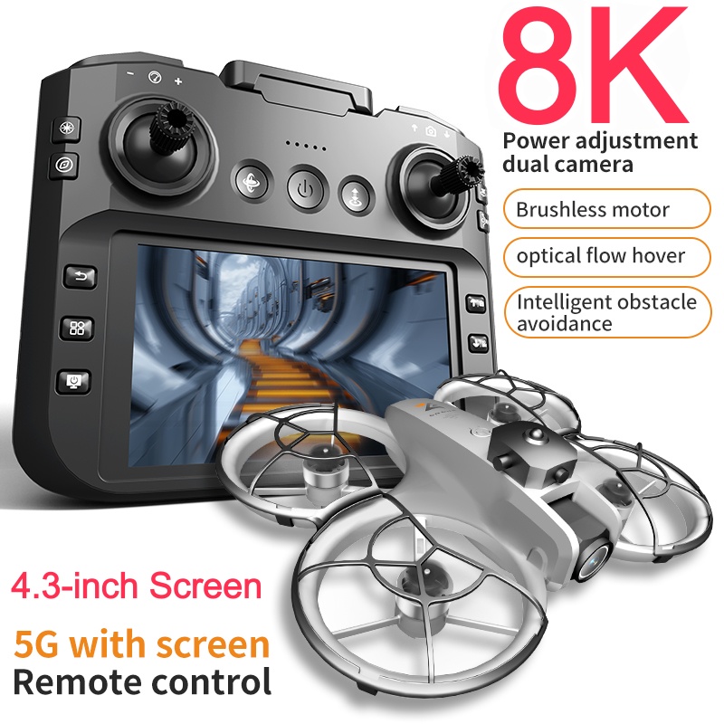 8K ESC Dual Camera Drone Brush - Esc 4In1 Brushless recension och pris