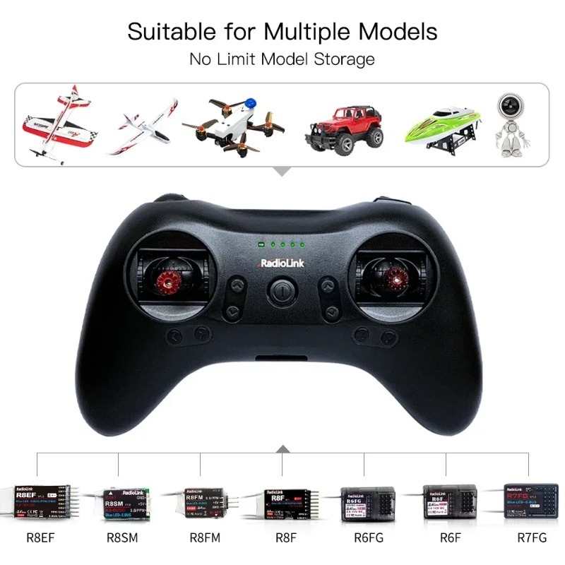 Radiolink T8S 2.4G 8 Channel R - Drone Rc Game recension och pris