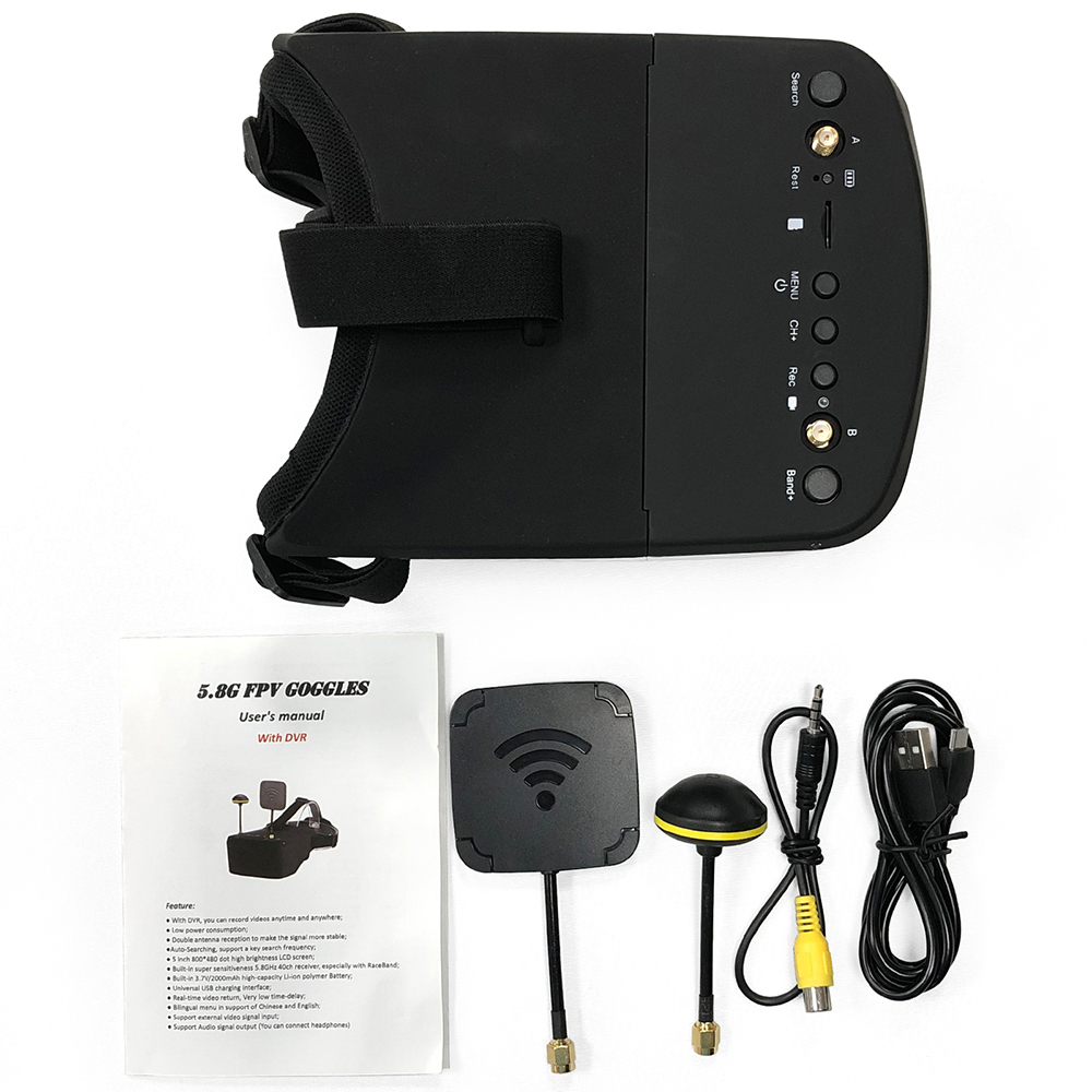 9IMOD LS-800D 5.8G 40CH FPV Go - Fpv Goggles Headset recension och pris