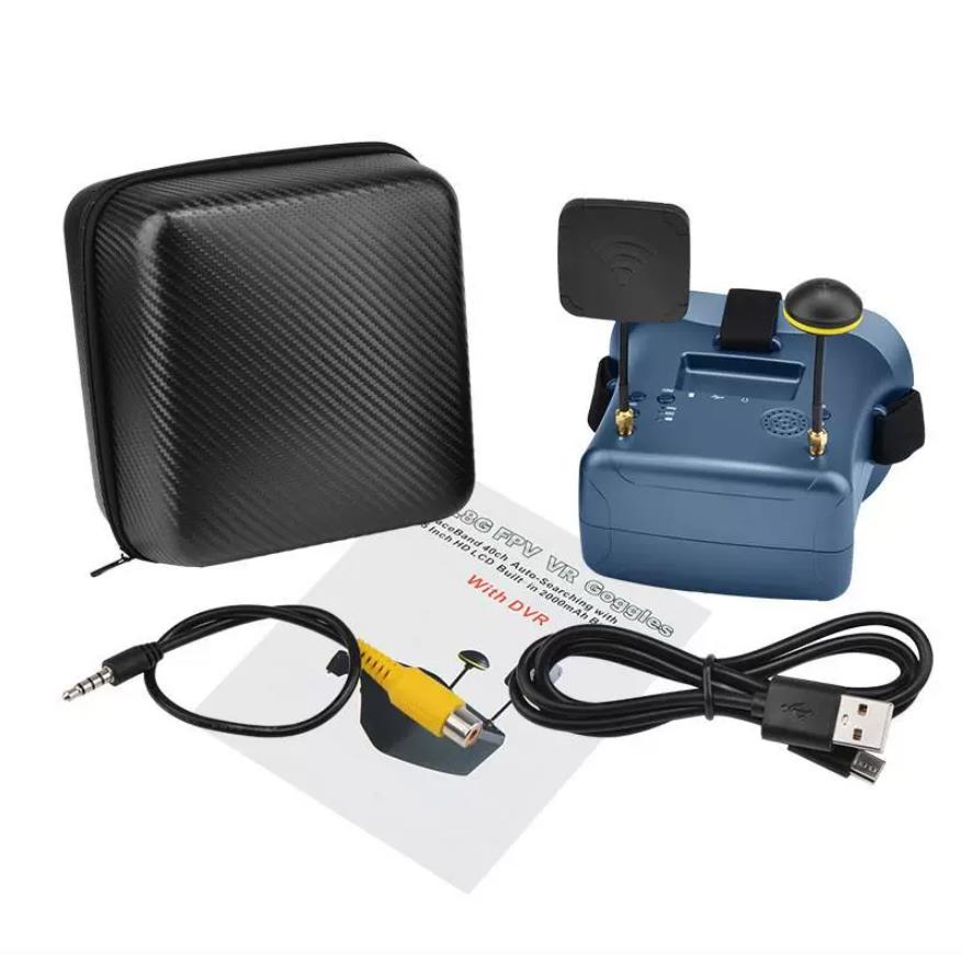 EV800D 5.8G 40CH 5 Inch/4.3Inc - Fpv Goggles Headset recension och pris