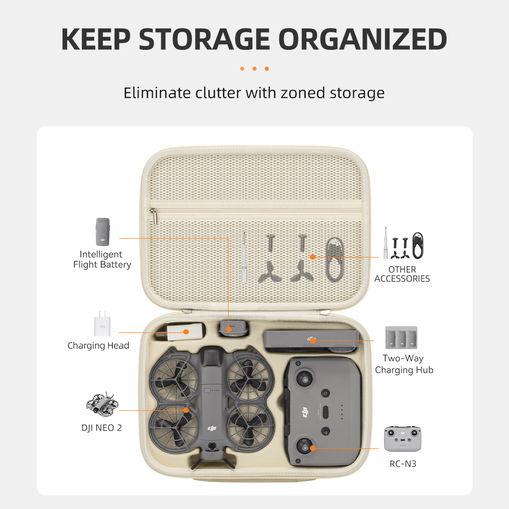 Storage Bag for DJI Neo 2 Fly  - Drone Rc Cover recension och pris