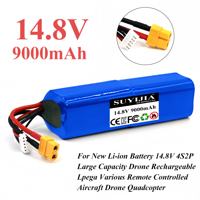 18650 16.8V Li-Ion 14.8V 9AH 4 - Drone Rc Game recension och pris