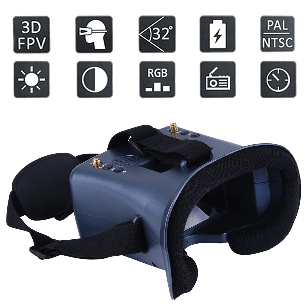 5.8G 40CH 4.3 Inch 800*480 Vid - Fpv Goggles Headset recension och pris