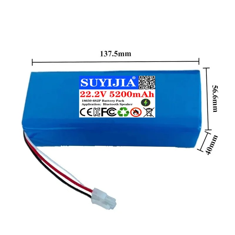 New 18650 Battery 22.2V 5200mA - Drone Rc Game recension och pris