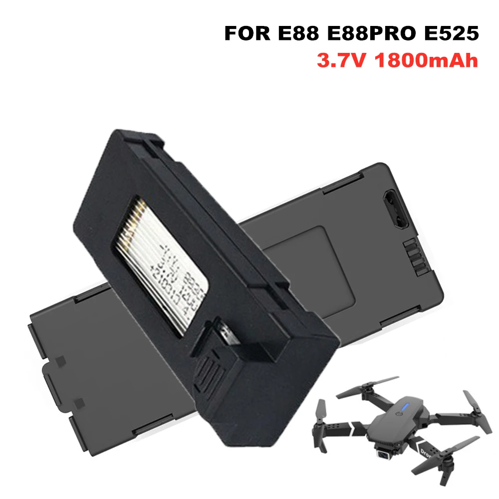 E88 Drone Battery 3.7V 1800mAh - Drone Rc Game recension och pris