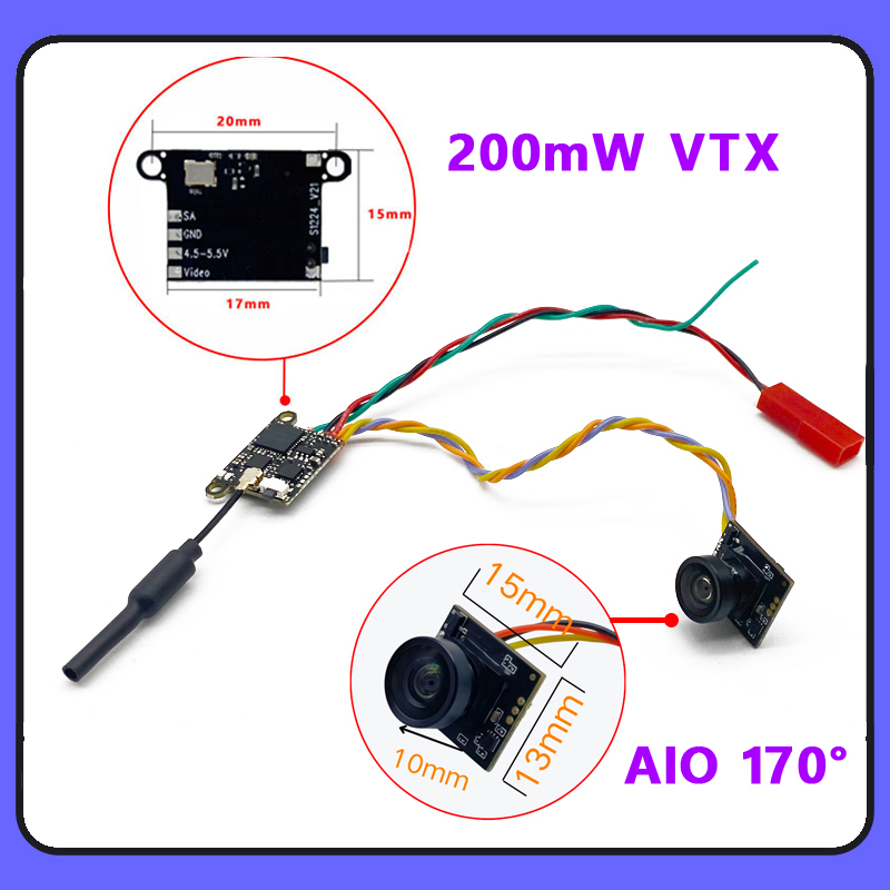 SLONWAKE 5.8G 1200TVL FPV Came - Drone Rc Mini recension och pris