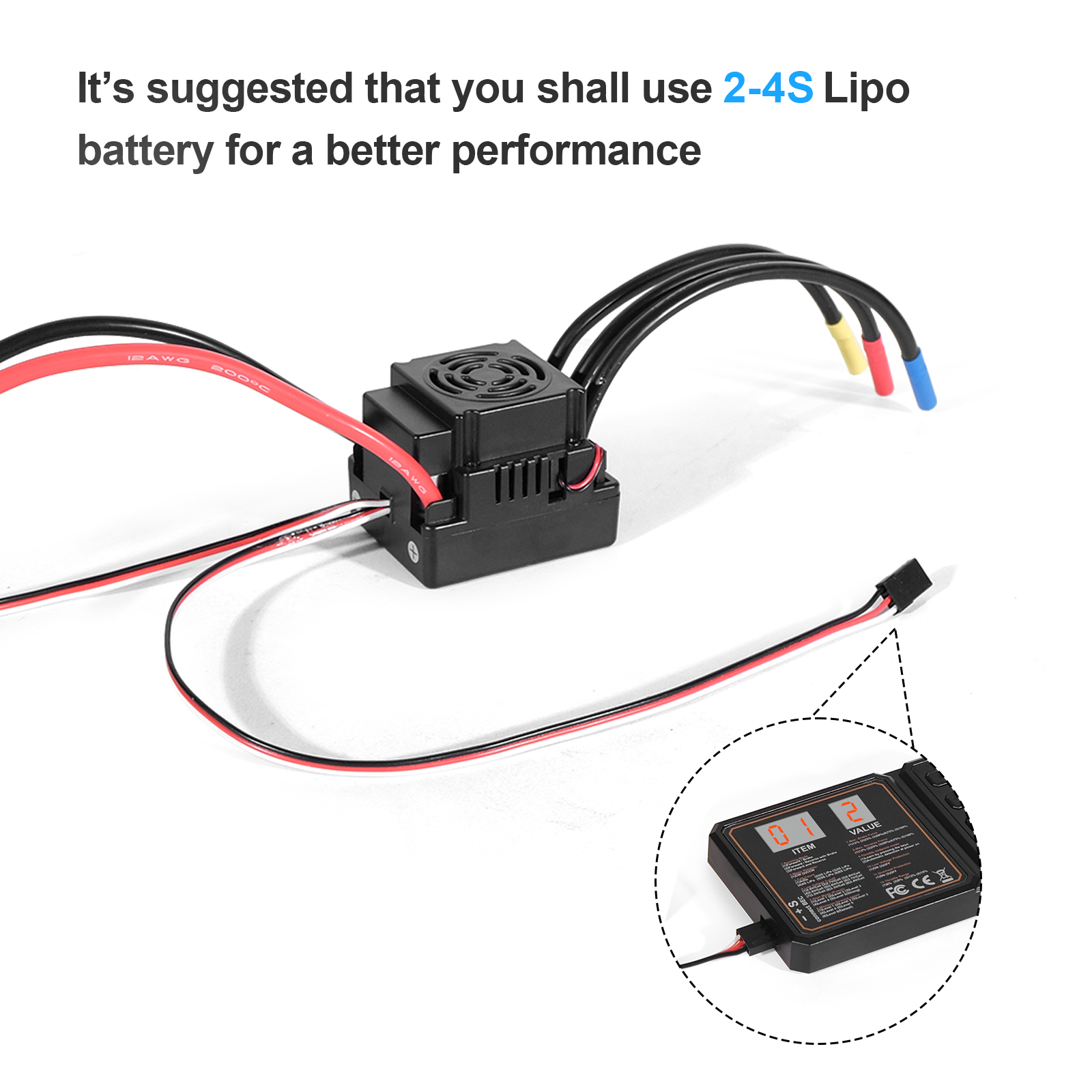 Upgrade Sensorless 60A 80A 120 - Esc 4In1 Brushless recension och pris