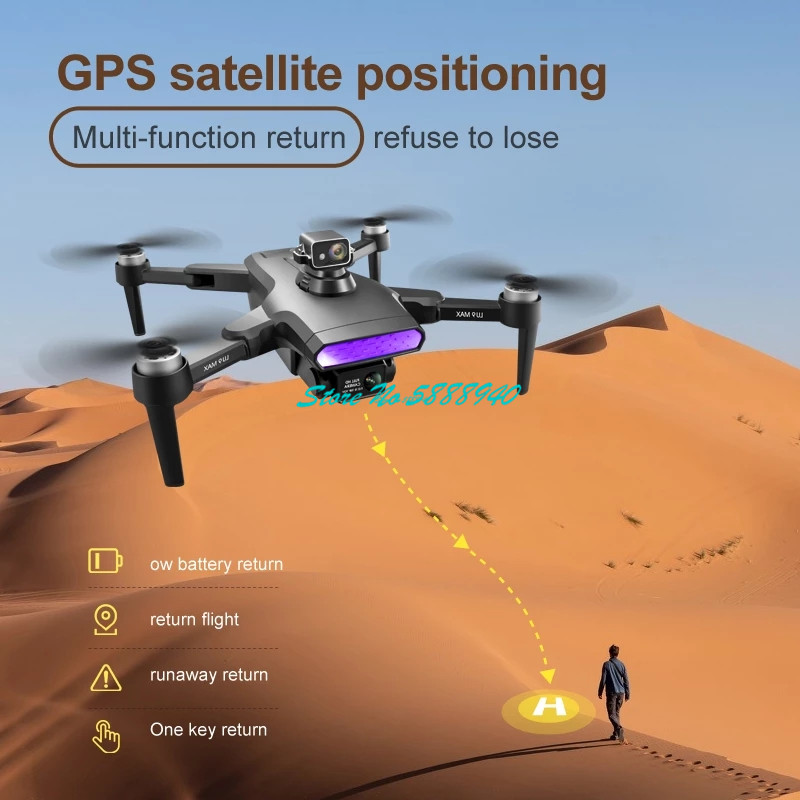 GPS Retuen Brushless 360°Smart - Drone Rc Fpv Manual recension och pris